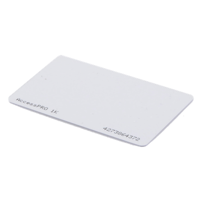 ACCESS-CARD-M1K - Tarjeta de Proximidad MIFARE Classic / Memoria 1Kb / Frecuencia 13.56 MHz / ISO/IEC 14443 Type A / Doble Cara Imprimible / 34 Bits