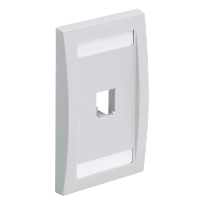 CFPE1WHY - Placa de Pared Vertical Panduit CFPE1WHY, 1 Puerto, Color Blanco.