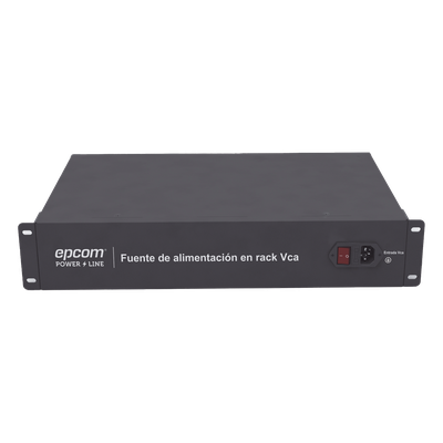 RK-24AC-20A - Fuente de Alimentación RACK / 16 Puertos / 480 W / 24 Vca / 20 A Total / 1.25 A Administrado por Canal / 19"