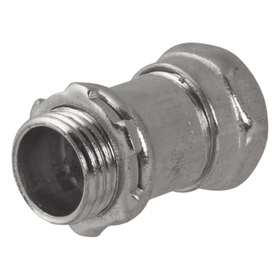 HUB-2902 - Conector de Compresión / Pared Delgada / 1/2 in / Acero Galvanizado / 1.004 x 1.004 in