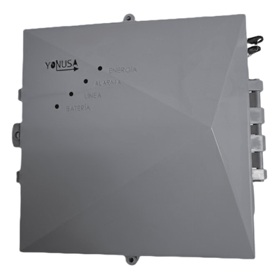 SYS12000/127AFV3 - Energizador Perimetral / 10,000 Volts / 10,000 m (32,808 ft) Lineales / Alimentación AC 127-220V o Solar / Control Remoto RF 433 MHz / Respaldo Batería 5 Días