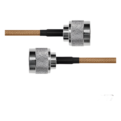 SN-142-N-180 - Jumper de 180 cms. con Cable Coaxial RG-142/U y Conectores N Macho a N Macho.