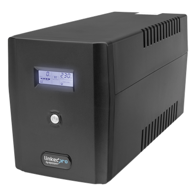 LP1500LCD - UPS de Línea Interactiva / 1500 VA / 900 W / 8 Tomas NEMA 5-15R / Pantalla LCD / AVR Boost/Buck / Protección RJ45