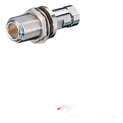 F1-PNFBH - Conector N Hembra Chasis / Auto-sujetado / Cable FSJ150A y RADIAX RXL1-1RN / 1/4" (0.82 pies)