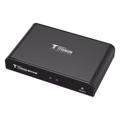 TT-383-PRO-4.0-RX - Receptor Compatible para Kits TT-383PRO4.0 / Resolución 1080P@60Hz / Cat 5e/6 / Distancia de 120 m / Control IR / Protocolo HDbitT / Compatible con Switch Gigabit .