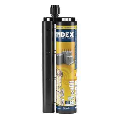 MOPUR30385 - Resina Epóxica Estructural / Relación 3:1 / Hormigón Fisurado y Armado / Categoría Sísmica C1-C2 / Rango -40°C a +70°C / 385 ml