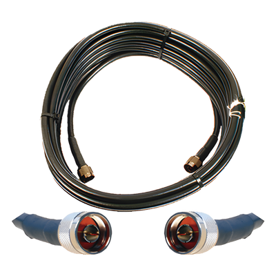 952-350 - Jumper Coaxial / 50 Ohm / 15.24 m (50 pies) / N Macho / Blindaje >90 dB / Wilson-400