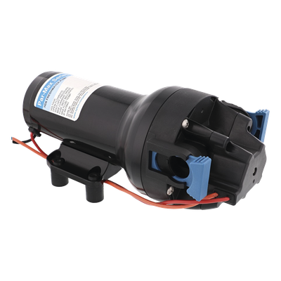 P602J-215S-3A - Bomba de presión / 24 Vcd / 6 GPM / 40 psi / 5 cámaras / IPX6 / Autocebante 2.1 m (7 pies)