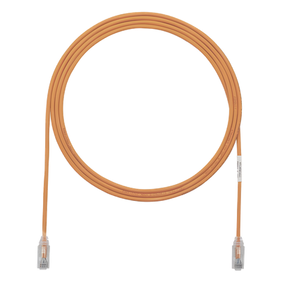 UTP28SP10OR - Cable de Parcheo / Cat6 UTP / 28AWG Diámetro Reducido / 3.05 m (10 Pies) / Naranja
