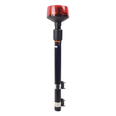 XMWL100R - Luz Telescópica LED / 9 LED de 3W / 25 Patrones de Destello / 10-30 VCC / 3A Máx / 64-104 cm (2.1-3.4 ft) / Resistente a Vibraciones