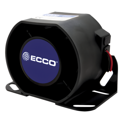850N - Alarma de reversa vehicular / 12-36 Vcc / 112 dBA / Acero / 5.7" (14.5 cm) ancho / 3.1" (7.9 cm) profundidad