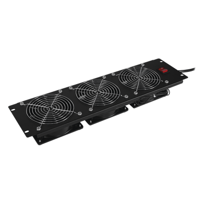 CRA11003 - Kit de Ventiladores para Rack 19 in / 110-120 Vca / 3 UR / 290 CFM / 2 m Cable NEMA 5-15P / 48 dBA / Acero Laminado