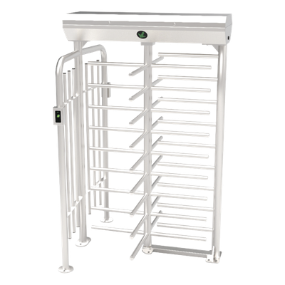 FHT2400 - Torniquete de cuerpo completo / Un carril / 25 personas por minuto / Acero inoxidable SUS304 / IP54 / -28°C a 60°C / 4.6 x 4.3 x 7.3 pies