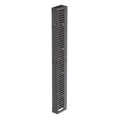 PR2VFD06 - Organizador de Cables Vertical / Alta Densidad 45U / Ancho 6 in (152.4 mm) / Solo Frontal / Tapa de Acero / Rack Abierto EIA
