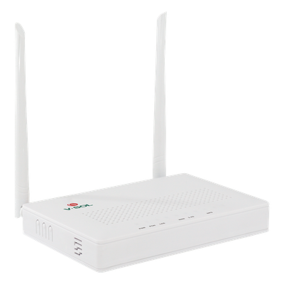 V2804N-Z - ONU Dual G/EPON / Wi-Fi 2.4 GHz / 4 Puertos LAN Gigabit / 2 Antenas 5 dBi / Gestión Remota / Consumo 10W