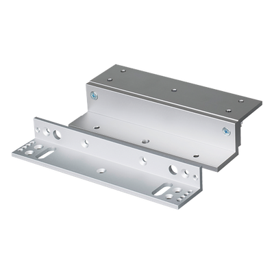 E-941S300R/ZQ - Montaje Z y L para Chapa Magnética / 300 lbs / 12/24 VDC Seleccionables / Interior / Aluminio Anodizado
