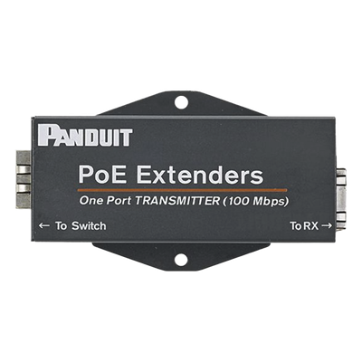 POEXTX1 - Extensor PoE/PoE+ / 610 m (2000 ft) / 10/100 Mbps / Cat5e/Cat6 / -40°C a 70°C / RJ45