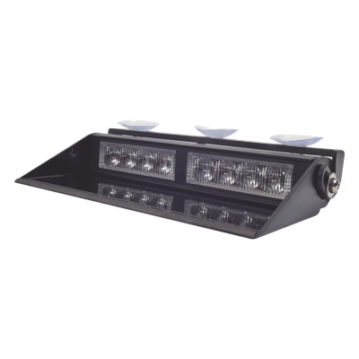 XLL-106-R - Luz de visera para interior / 12 VCC / 2 A máx / 8 LED Gen III / 22 patrones / Montaje por succión