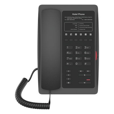 H3WB - Teléfono IP Wi-Fi / Audio HD Opus / 2 Puertos Ethernet 10/100 Mbps / PoE 802.3af / 6 Teclas Programables Hotline / 2 Cuentas SIP