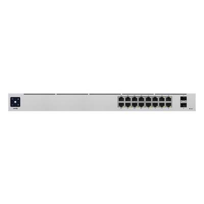 USW-16-POE - Switch Ubiquiti USW-16-POE 16 Puertos 8 Puertos PoE 802.3af/at 8 Puertos Gigabit 2 Puertos 1Gbps SFP 42W Display