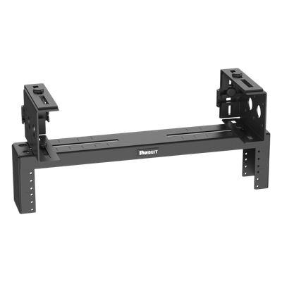 PZLRB2U - Rack de Distribución Aéreo / 2 UR / Carga 27 kg (60 lb) / Rieles Roscados #12-24 / Profundidad 83 mm (3.3 in) / Montaje Universal