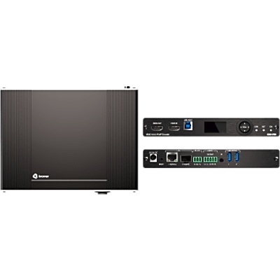 KDS-17EN - Codificador AVoIP 4K60 4:4:4 | Transmisión por Ethernet o Fibra | Audio Dante, USB, IR, RS-232, CEC | Códec Visualmente Sin Pérdidas | PoE+ | Gestión por Web y API