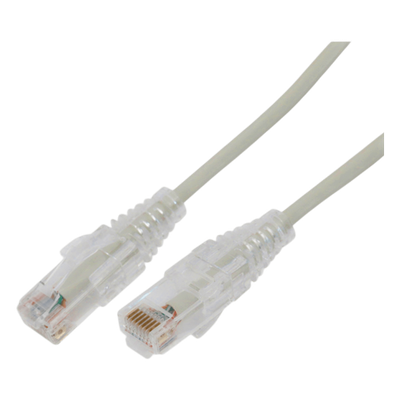 LP-UT6A-300-GY28 - Cable de Parcheo Slim UTP Cat6A / 3 m (9.84 ft) / 28 AWG / Gris / RJ45