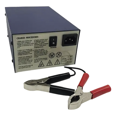 PSC-1212000ACX - Cargador de Baterías SLA/VRLA / 12 V / 40 a 120 Ah / Entrada Universal 100-240 V AC / Tecnología Switching Sin Transformador / Carga Rápida con Flotación Automática
