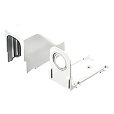 DCEFXWH-X - Accesorio para Techo Falso/Entrada / Conexión Tubería 1/2 a 1 In / Compatible Canaletas LD3, LD5 y LD10 / UL94V-0 / TIA/EIA
