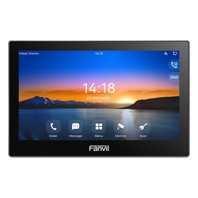 I504W - Monitor IP/SIP para Interior / Pantalla Táctil 7 Pulgadas / Video HD 1080p H.264 / Wi-Fi y Ethernet 10/100 Mbps / Control de Acceso Remoto