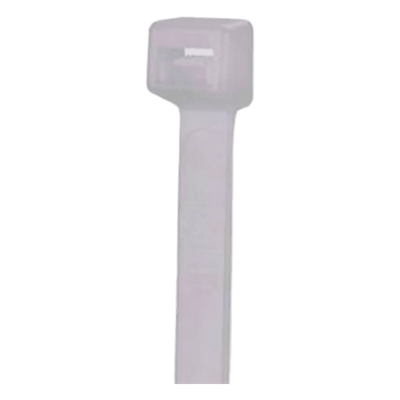 PLT2H-L - Brida de Nylon 6.6 / 206 mm (8.1 in) x 7.6 mm / Exterior Resistente a UV / Paquete 50 pz / AH-2 Plenum