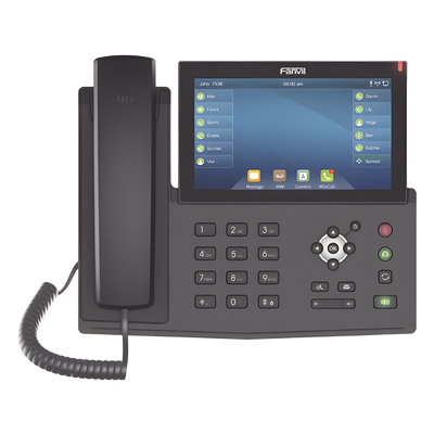 X7-F - Teléfono IP Empresarial / 20 Líneas SIP / Pantalla Táctil 7