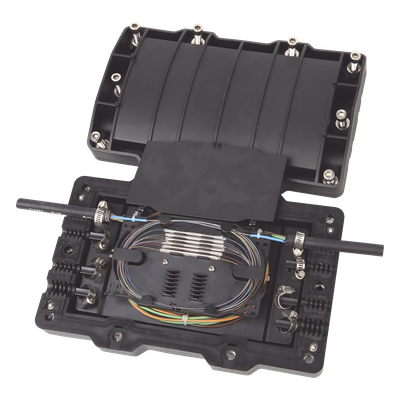 FITOSC320-H8 - Caja de Distribución de Fibra Óptica Horizontal / 48 Empalmes / IP68 / 0.92 x 0.59 x 0.28 ft