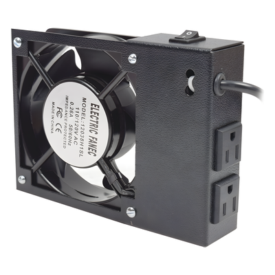LP-VENT-01 - Ventilador para Gabinete de Pared / 110 VCA / 38 CFM / 2 Tomas de Corriente / 171x41x127 mm / 6.7x1.6x5.0 pulgadas