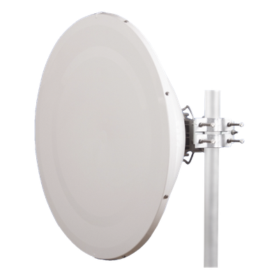 JRC35DMCB5X - Antena direccional Alto Rendimiento / Parábola profunda para mayor aislamiento al ruido /4 ft / Guía de onda para radio B5x y C5x / Ganancia de 35 dB