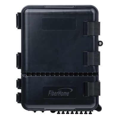 FDP-440A - Caja de Distribución de Fibra Óptica / 24 Empalmes / 8 Acopladores SC/APC Simplex / IP55 Exterior / Montaje en Poste