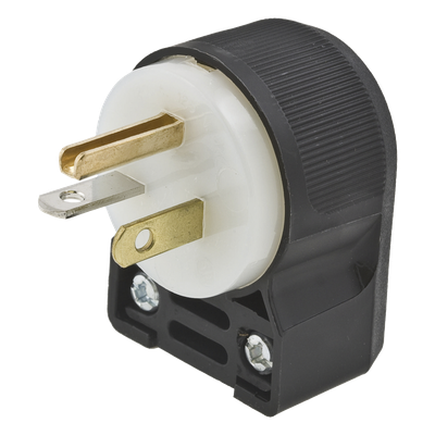 HUB-HBL-5366-CA - Clavija angular / 20 A / 125 V CA / 2 polos 3 hilos / NEMA 5-20P / Grado comercial-industrial / 2.08 in alto