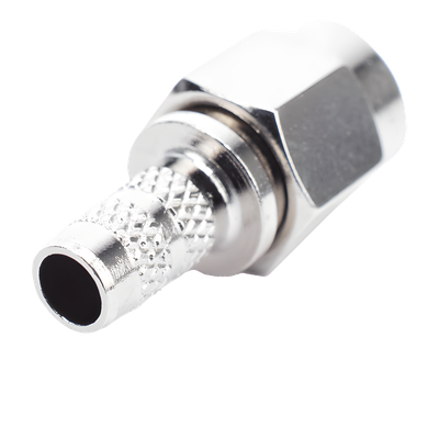 RSA-3000-C1 - Conector SMA Macho de anillo plegable para Cable RG-142/U.