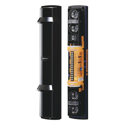 SL200QDM - Barrera fotoeléctrica / 60 m (197 ft) / 4 rayos / 4 canales / Doble modulación / Transmisión automática de potencia
