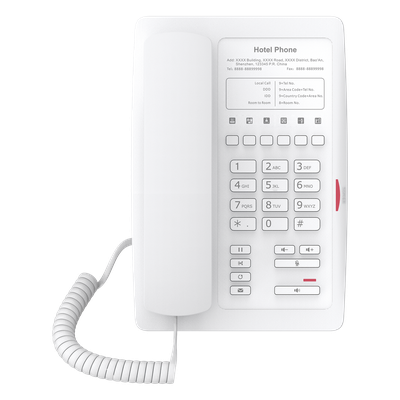 H3WW - Teléfono IP WiFi / 2 Cuentas SIP / Opus HD / Wi-Fi 2.4 GHz / PoE 802.3af / 2 Puertos Ethernet 10/100 Mbps / 6 Teclas Programables