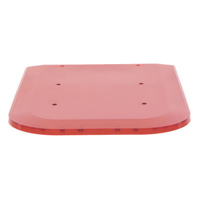 Z67DLR - Domo lateral de reemplazo / Policarbonato rojo / Compatible X67 / 0.3 m (1 pie) aprox.