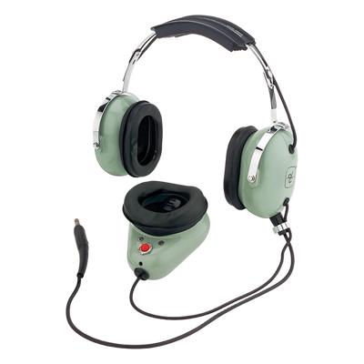 H3312 - Auriculares Muff-Mic / Micrófono dinámico con cancelación de ruido / Cable 7.62 m (25 ft) / NRR 26 dB / Diadema cromada anticorrosión