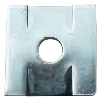 ANC-HA02 - Tope Unicanal Plano / Tornillo 1/2" (13 mm) / Instalación en Superficies Planas / Uso Industrial