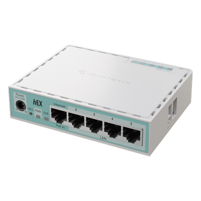 E50UG - E50UG, hEX refresh, Ruteador 5xEthGb, 1xUSB, 512MB RAM, 950Mhz CPU, LN4