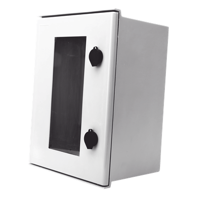 PST-3040-20PT - Gabinete de Poliéster IP65 / Puerta Transparente / 300 x 400 x 200 mm / Placa Trasera Incluida / Carga Máxima 30 kg