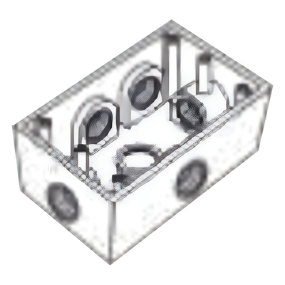 RR-0290 - Caja Condulet / 6 Bocas / 3/4" (19.05 mm) / Aluminio Diecast / NPT / Intemperie