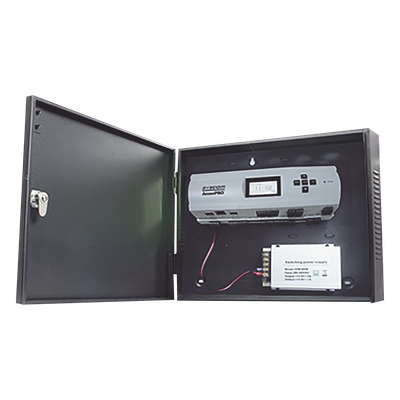APX-4000 - Controlador de Acceso / 4 Puertas / Biometría Integrada / 3,000 Huellas / Compatible con Sistemas de Elevadores (10 Pisos) / Incluye Gabinete y Fuente de Alimentación 12Vcc/5A