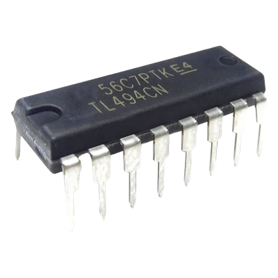 TL494CN - Controlador PWM / 300 kHz / 7-40 V / 2 Salidas / PDIP-16 / -40°C a +85°C