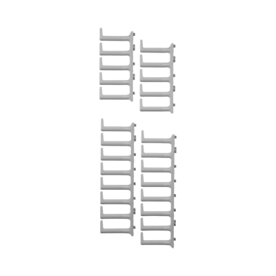XG-FMS45W - Kit de Dedos para Gestión de Cables / 100 mm de Longitud / Para Gabinetes de 42 o 45 UR / Anchura Ajustable 600-800 mm / Color Blanco