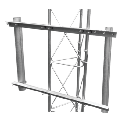 SBL-UNI-2GD - Brazo Lateral Doble / Acero ASTM A-36 / Tubo Ø3' Cal.16 / Altura 60 cm / Ángulos 130 cm / Galvanizado